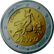 Zeus als Stier, der Europa entf&uuml;hrt (God Zeus as a taurus,  kidnapping  europa)