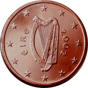 Traditionelles Symbol: die keltische Harfe (a traditional symbol: the celtic harp)